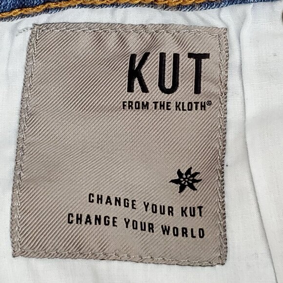 Kut From The Kloth Womans Size 6 Jeans Distressed Skinny Fit Blue Womens Jeans - Picture 4 of 12